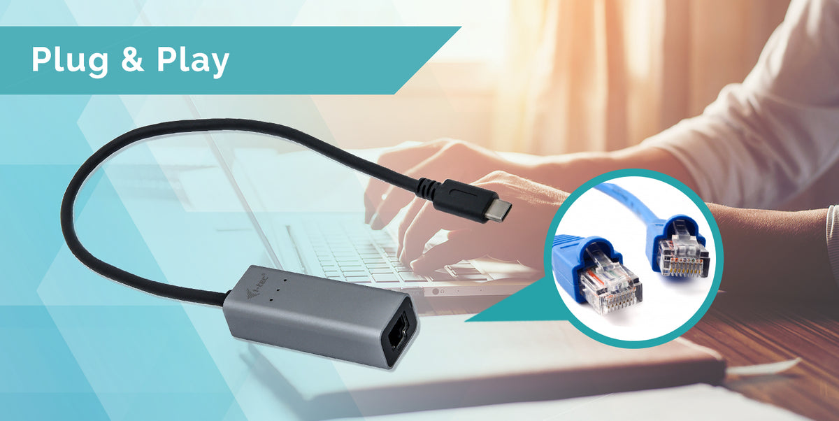 i-tec Adaptateur Ethernet Gigabit USB-C en Métal