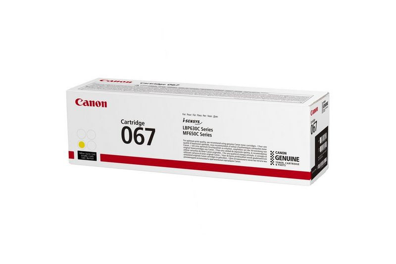 Canon 067 Cartouche de toner 1 pièce(s) Original Jaune