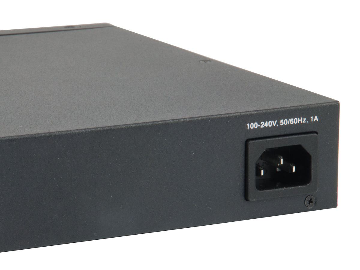 LevelOne GTL-2661 commutateur réseau Géré L2 Gigabit Ethernet (10/100/1000) Noir - vue 6