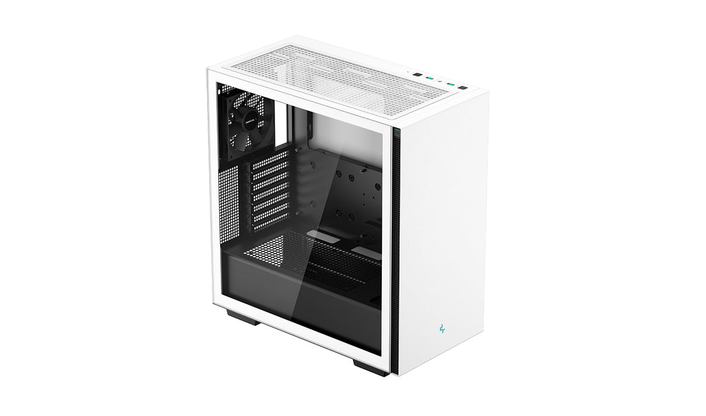 DeepCool CH510 WH Boîtier PC Tour ATX Étendu, Blanc
