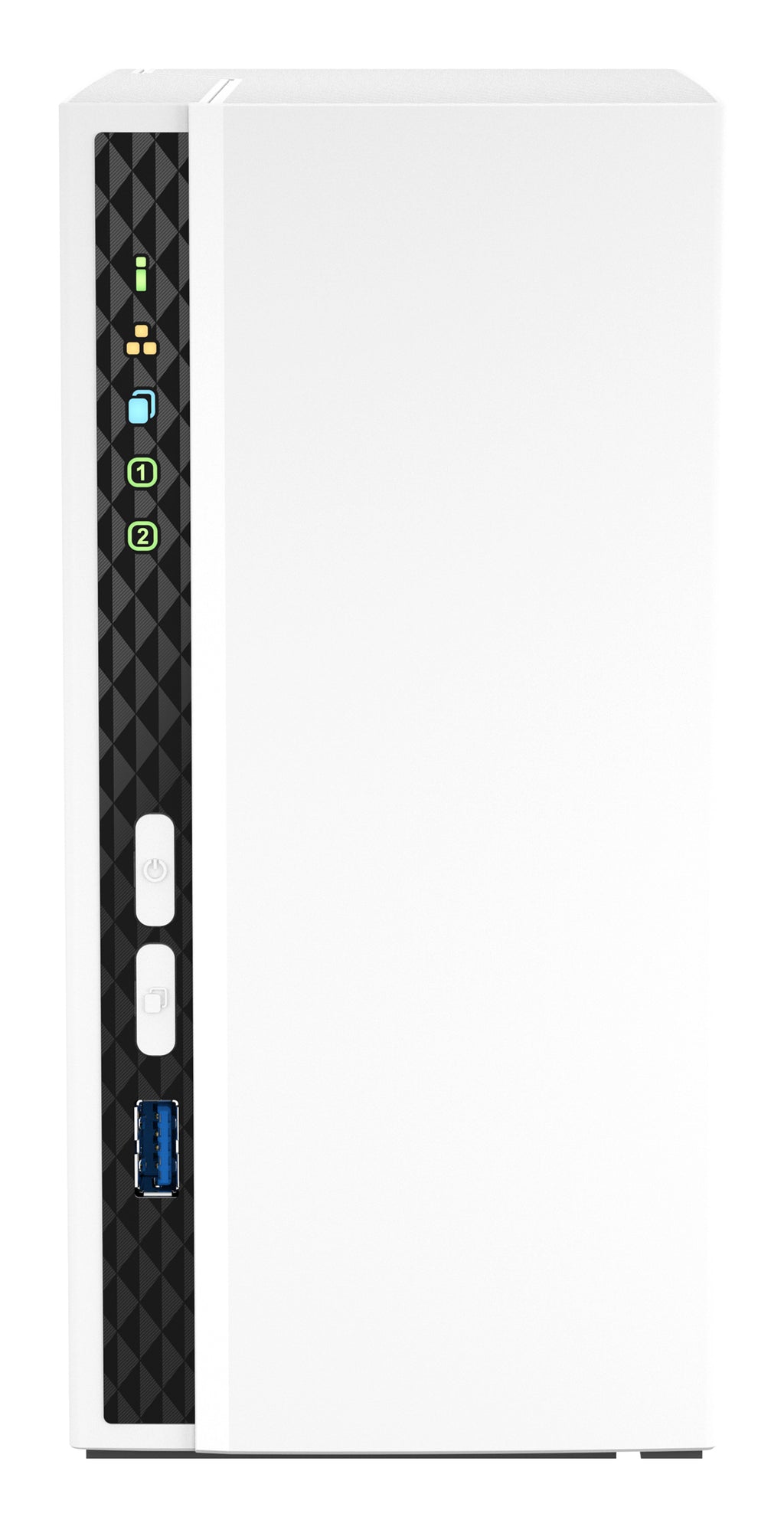QNAP TS-233 Serveur de Stockage NAS Tower ARM Cortex-A55 2 Go Blanc