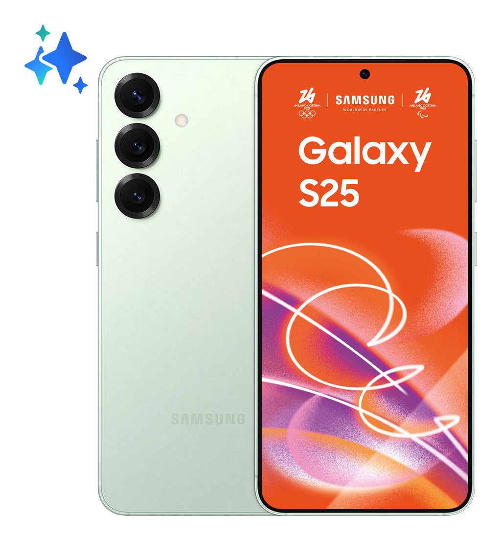 Samsung Samsung Galaxy S25 15,8 cm (6.2") Double SIM Android 15 5G USB Type-C 12 Go 128 Go 4000 mAh Couleur menthe