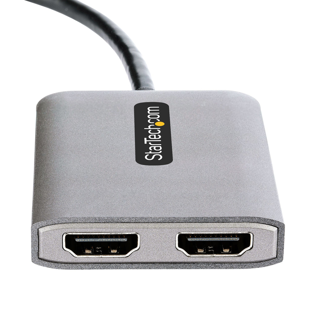 StarTech.com Hub DisplayPort vers Double HDMI MST, Dual 4K 60Hz, Convertisseur DP Mâle vers 2x HDMI Femelle, Câble 30cm
