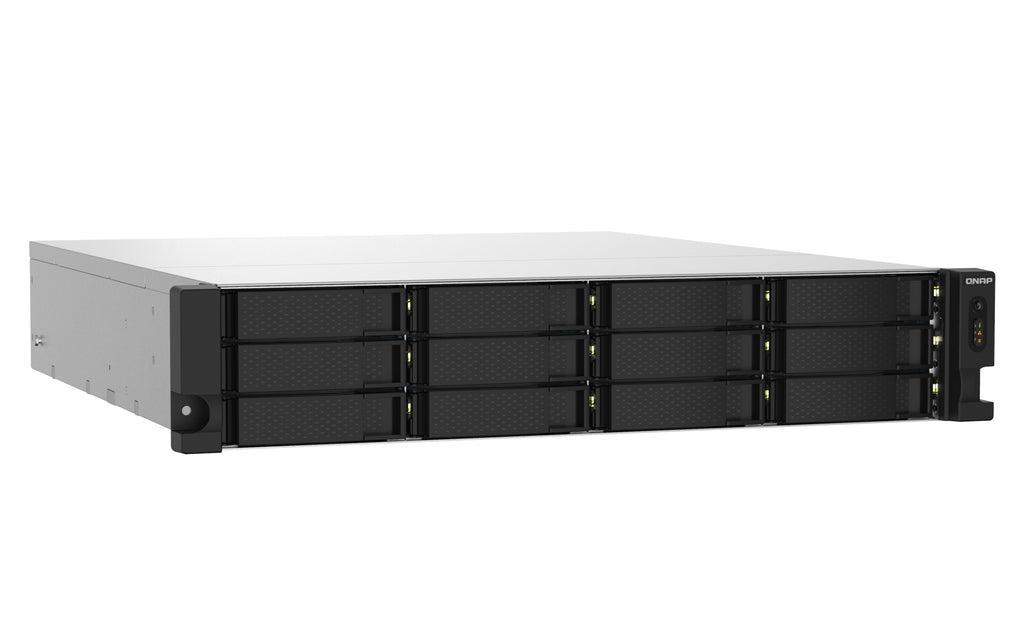 QNAP TS-1232PXU-RP NAS Rack (2 U) Annapurna Labs AL324 4 Go DDR4 0 To QNAP QTS Noir