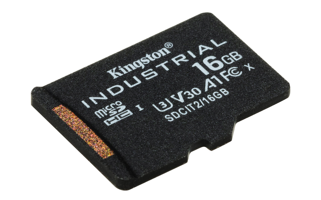 Kingston Technology Carte microSDHC Industrielle 16GB C10 A1 pSLC avec Adaptateur SD