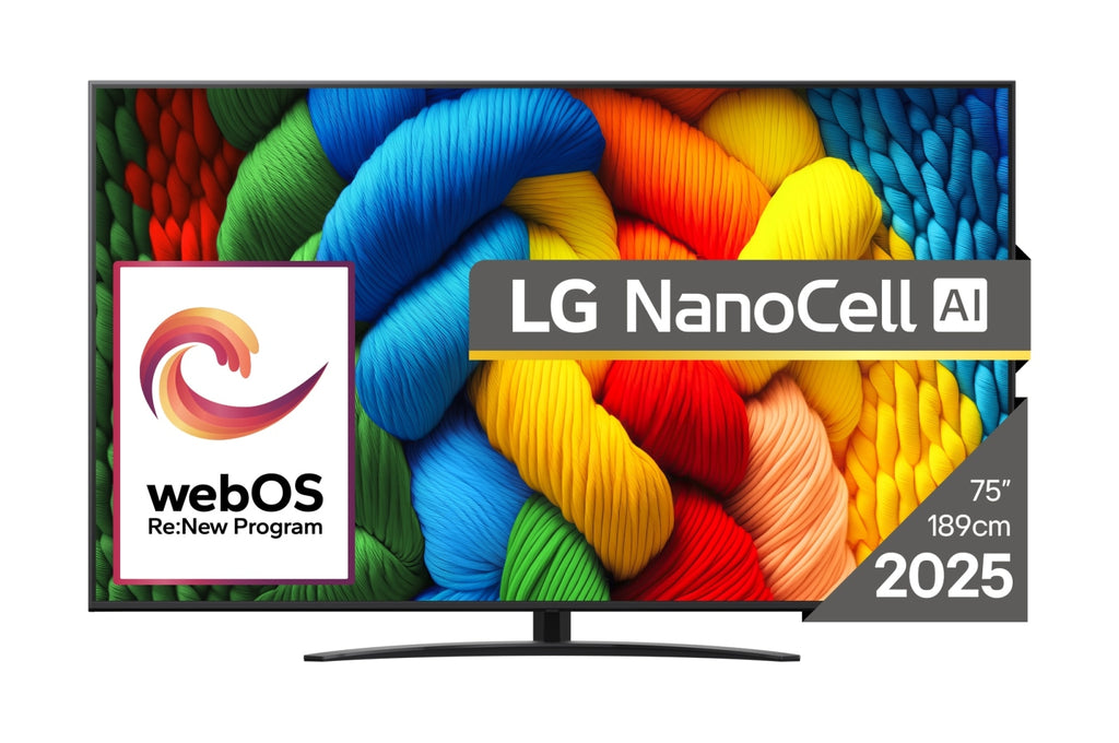 LG NanoCell AI 75NANO81A3A TV 190,5 cm (75") 4K Ultra HD Smart TV Wifi Noir