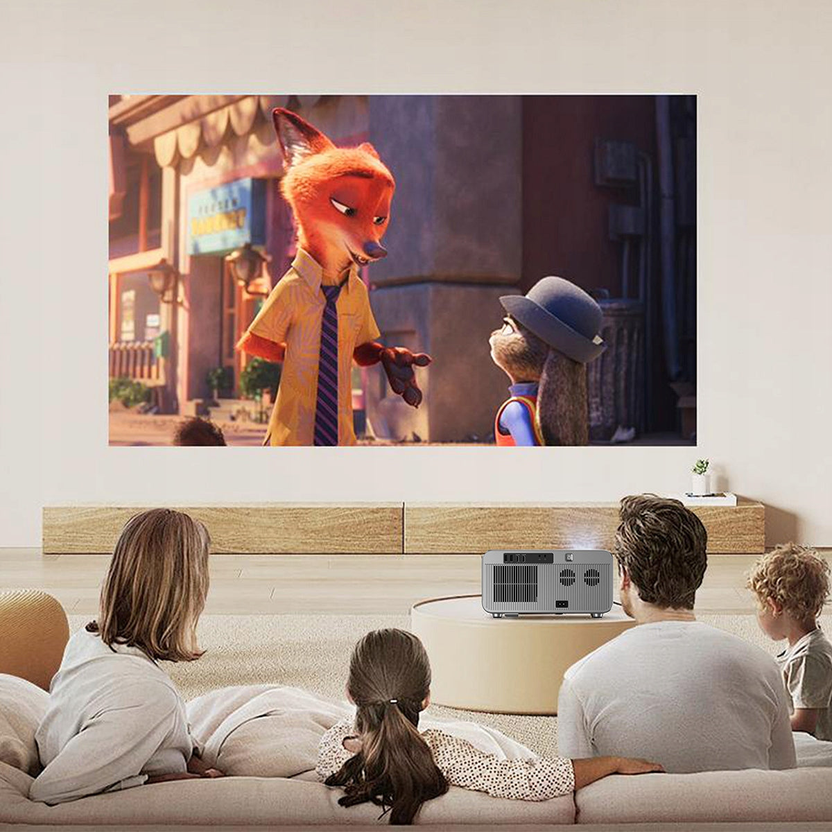 Projecteur Android Google TV FULL HD 4K 39 000 lm WiFi portable SMART Zenwire G60
