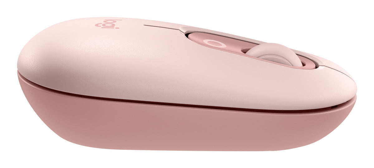 Logitech POP med Emoji knap Optisk trådløs mus Pink