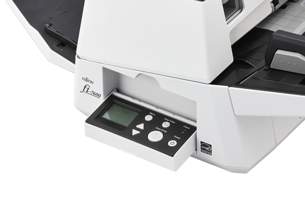 Ricoh fi-7600 Scanner A3 avec Chargeur Automatique (ADF) et Manuel, 600 x 600 DPI, Noir et Blanc