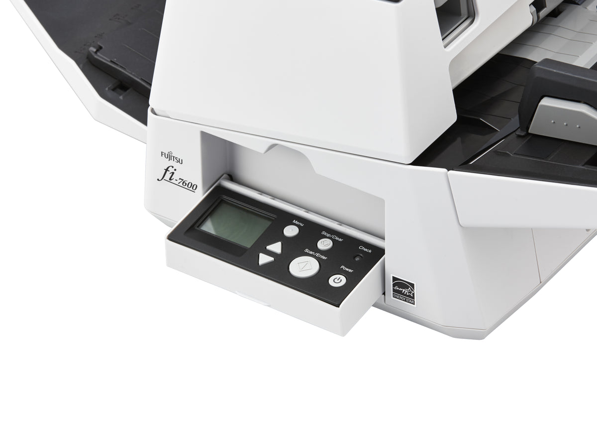 Ricoh fi-7600 Scanner A3 avec Chargeur Automatique (ADF) et Manuel, 600 x 600 DPI, Noir et Blanc