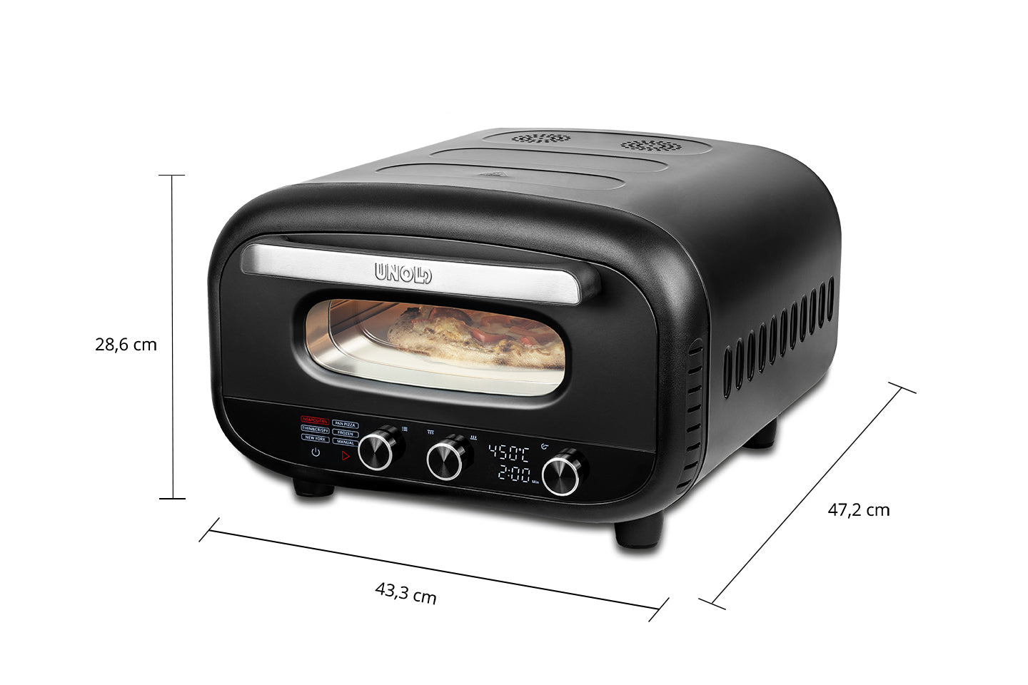 Unold 68805 Machine et four à pizzas 1 pizza(s) 1700 W Noir