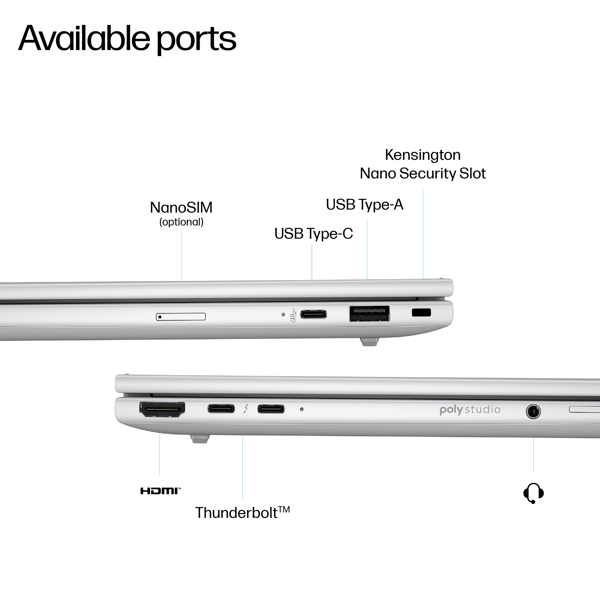 HP EliteBook 8 G1i Next Gen AI PC Copilot+ PC Intel Core Ultra 7 256V Laptop 35.6 cm (14") WUXGA 16 GB LPDDR5x-SDRAM 512 GB SSD Wi-Fi 7 (802.11be) Windows 11 Pro Silver