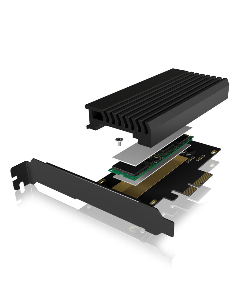 ICY BOX IB-PCI214M2-HSL carte et adaptateur d'interfaces Interne M.2
