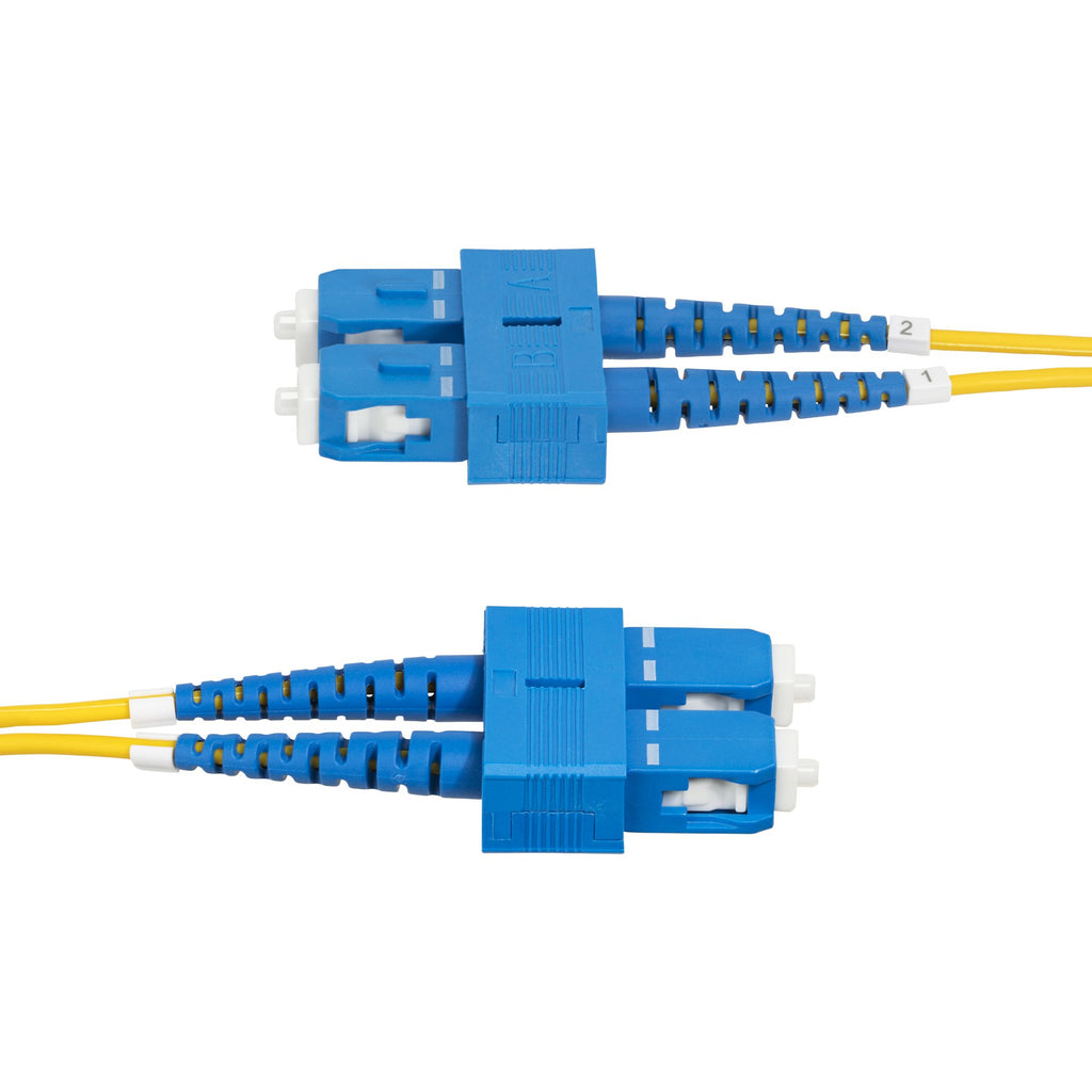 StarTech.com Câble Fibre Optique Duplex Monomode SC à SC UPC OS2 9/125µm 10m 40G/100G LSZH