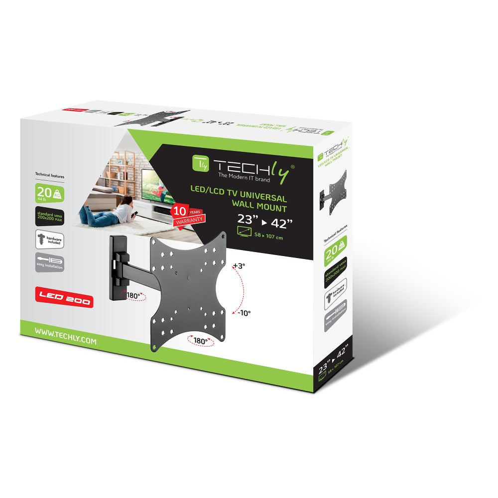 Support pour Téléviseur ICA-LCD 2901E 106,7 cm (42") Noir