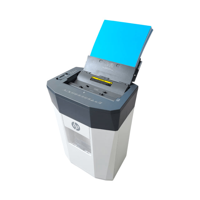 HP OneShred Auto 80CC destructeur de papier Destruction croisée 68 dB 22 cm Blanc