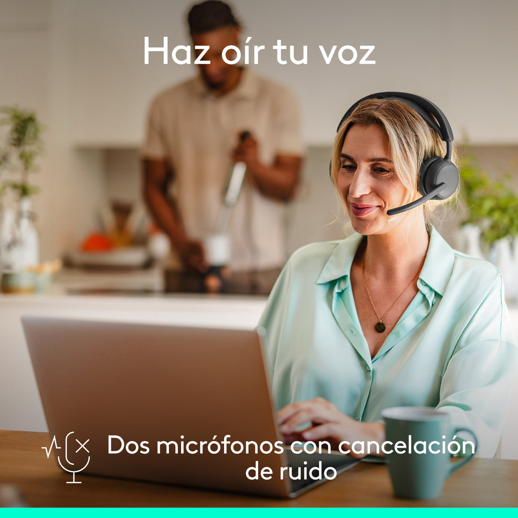 Logitech Zone Wireless 2 ES Kabel & trådløs Høretelefoner Grå