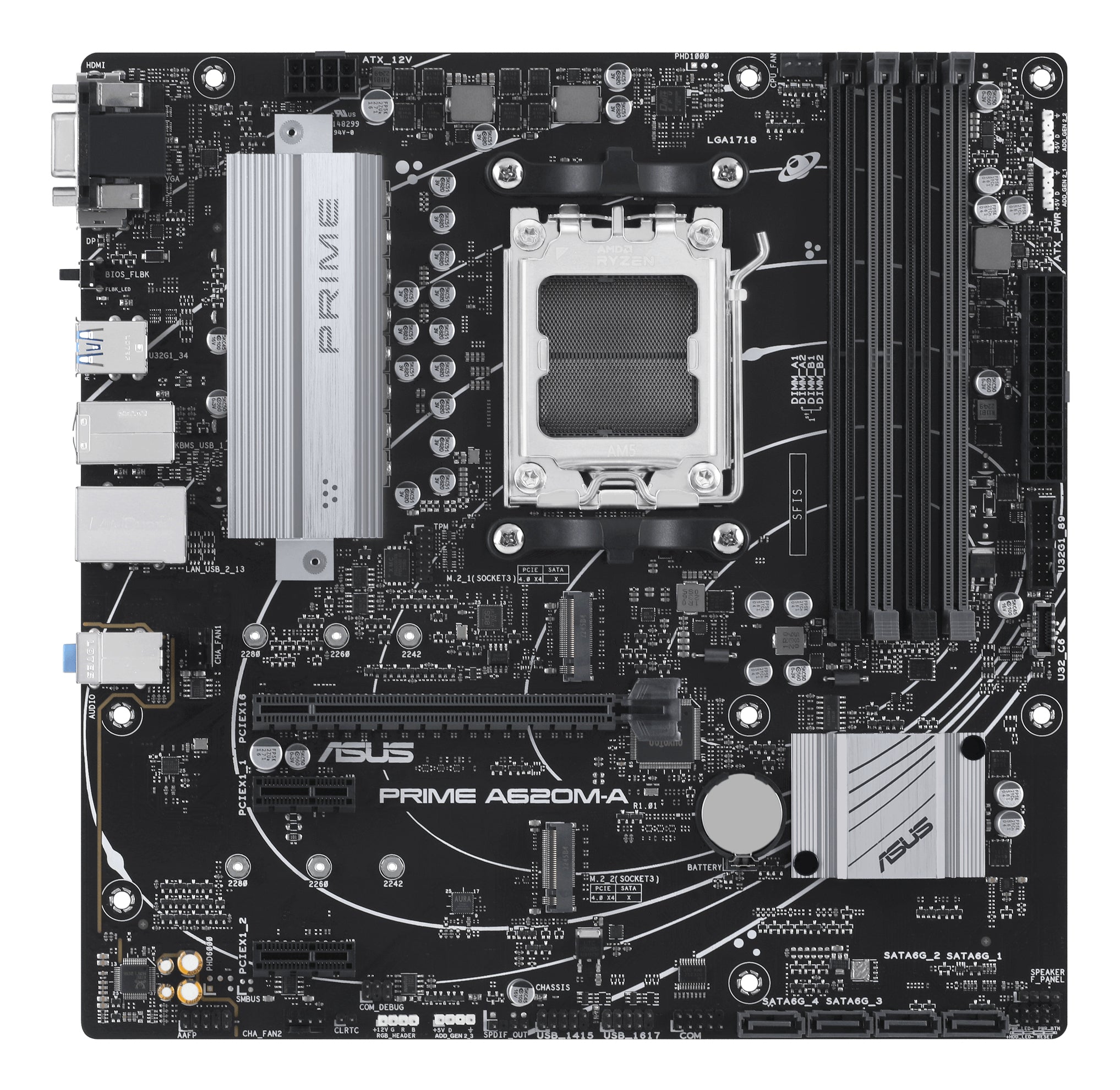 ASUS PRIME A620M-A-CSM AMD A620 Emplacement AM5 micro ATX