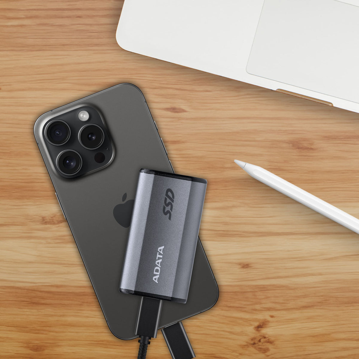 ADATA SE880 SSD Portable 2 To USB Type-C 3.2 Gen 2, Gris