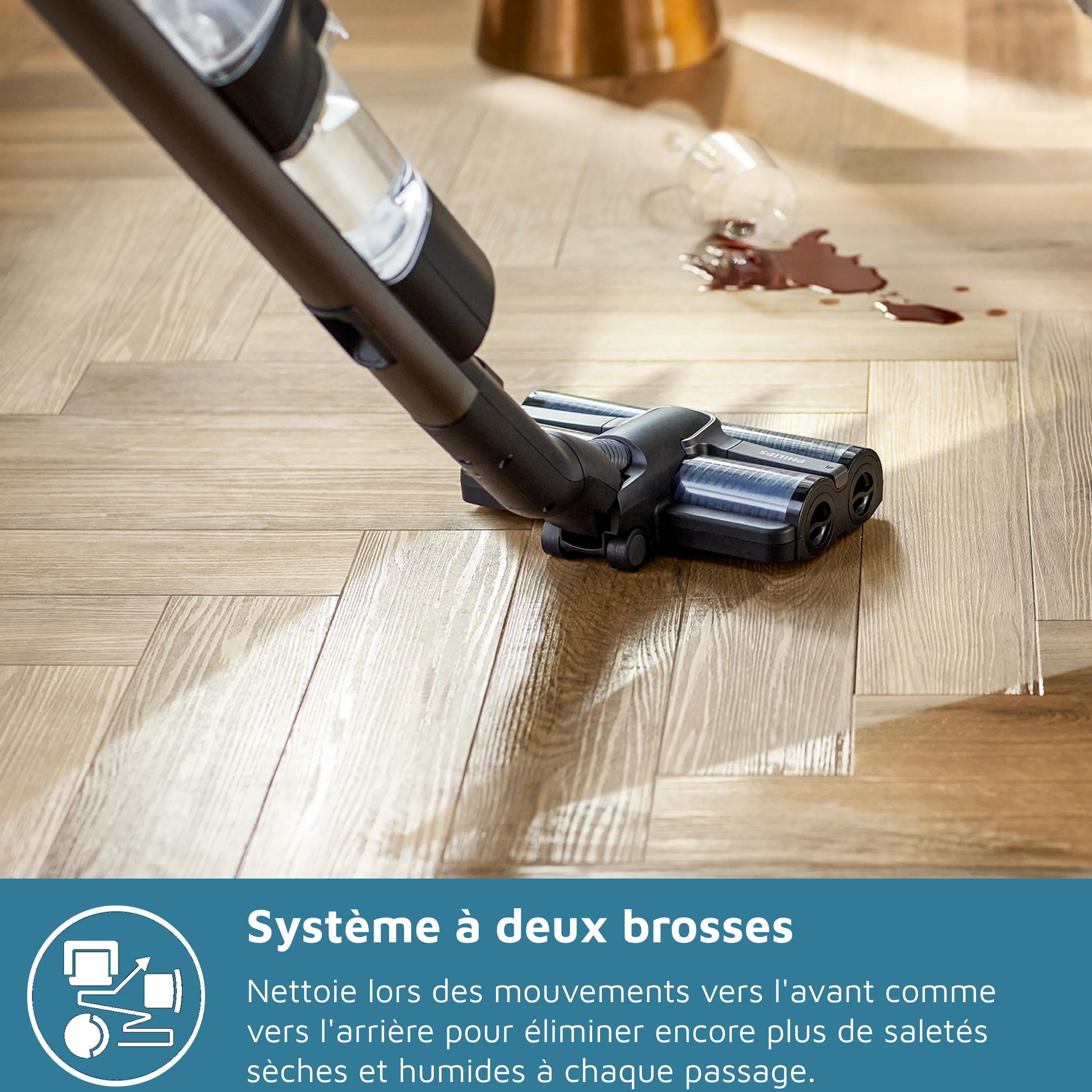 Philips 9000 Series AquaTrio sans fil Vacuum & Wash série 9000