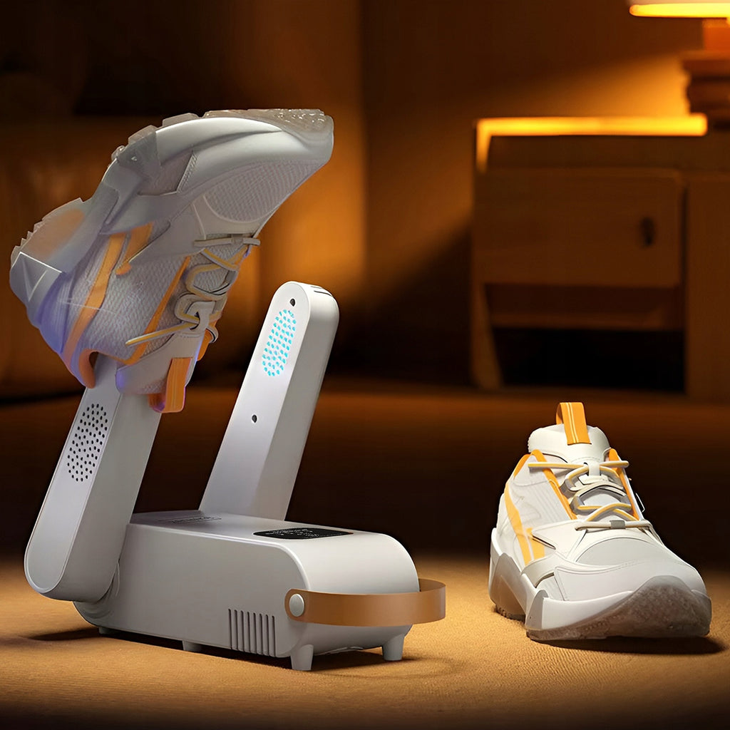 SÈCHE-CHaussures ÉLECTRIQUE POUR CHaussures, GANTS ET CHAUSSETTES AVEC DÉSINFECTION UV ET MINUTERIE
