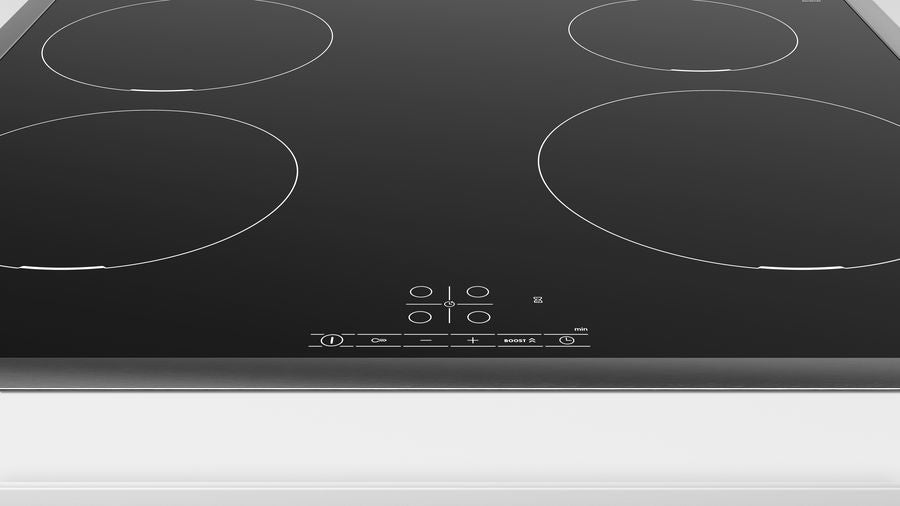 Bosch Bosch Serie 4 PIE645BB5E plaque Noir Intégré 60 cm Plaque avec zone à induction 4 zone(s)
