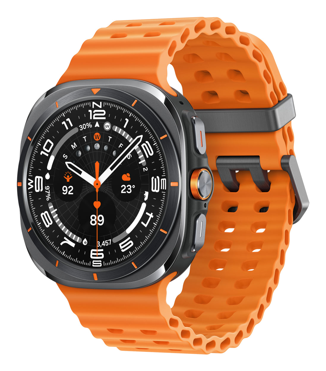 Samsung Samsung Galaxy Watch Ultra 3,81 cm (1.5") AMOLED 47 mm Numérique 480 x 480 pixels Écran tactile 4G Gris Wifi GPS (satellite)