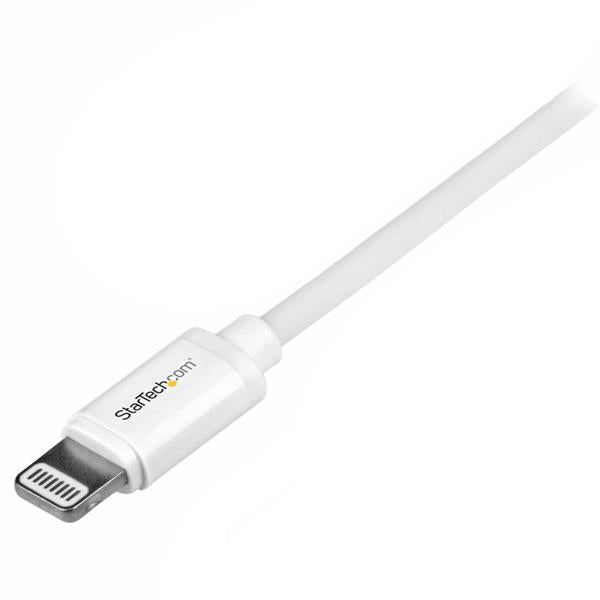 StarTech.com Câble Apple Lightning vers USB de 1 m pour iPhone, iPod, iPad - Blanc - vue 2
