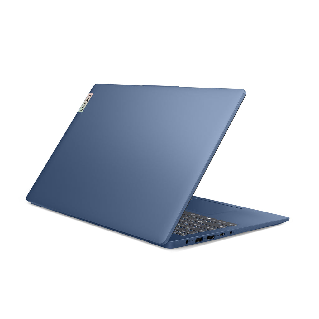 Lenovo IdeaPad Slim 3 15AMN8 AMD Ryzen™ 5 7520U Ordinateur portable 39,6 cm (15.6") Full HD 16 Go LPDDR5-SDRAM 512 Go SSD Wi-Fi 6 (802.11ax) Windows 11 Home Allemand Bleu
