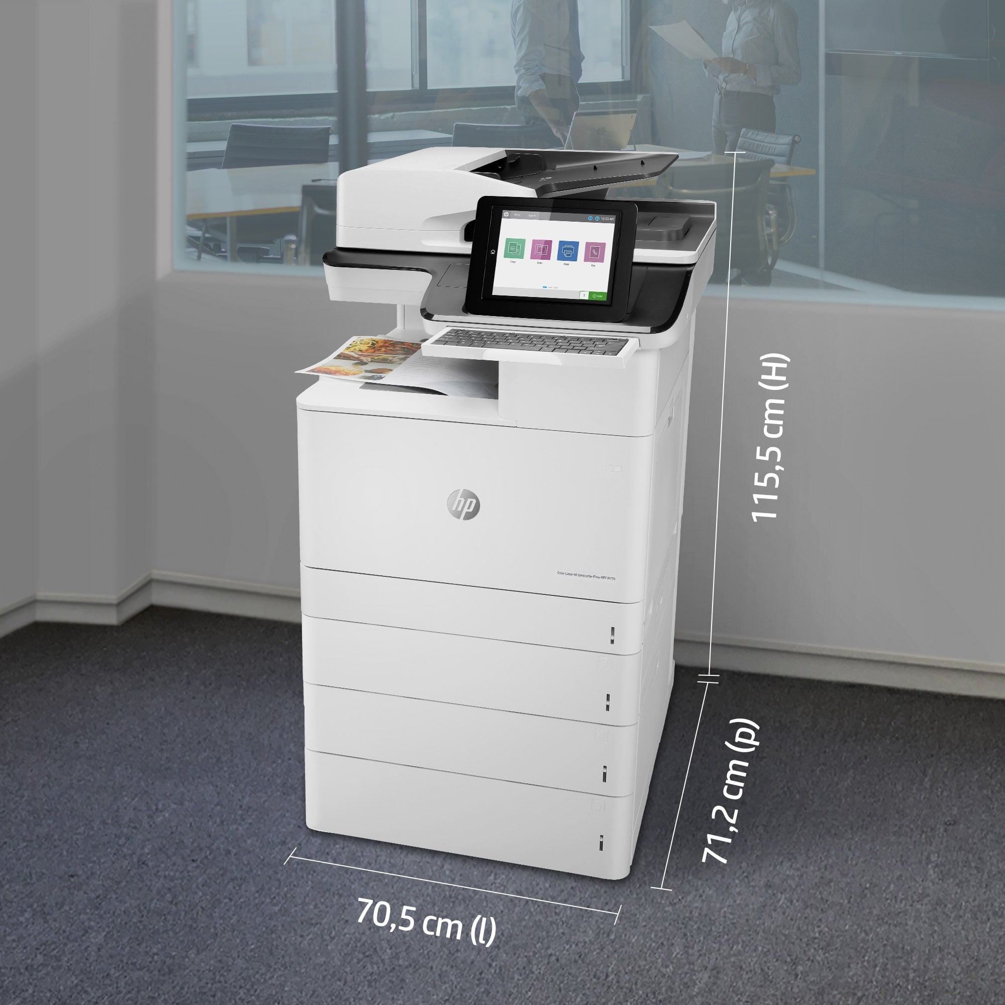 HP Color LaserJet Enterprise Flow Imprimante multifonction M776z