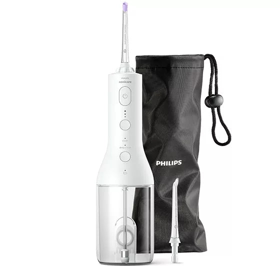 Philips Power Flosser 3000 sans fil HX3826/31 Jet dentaire - Blanc