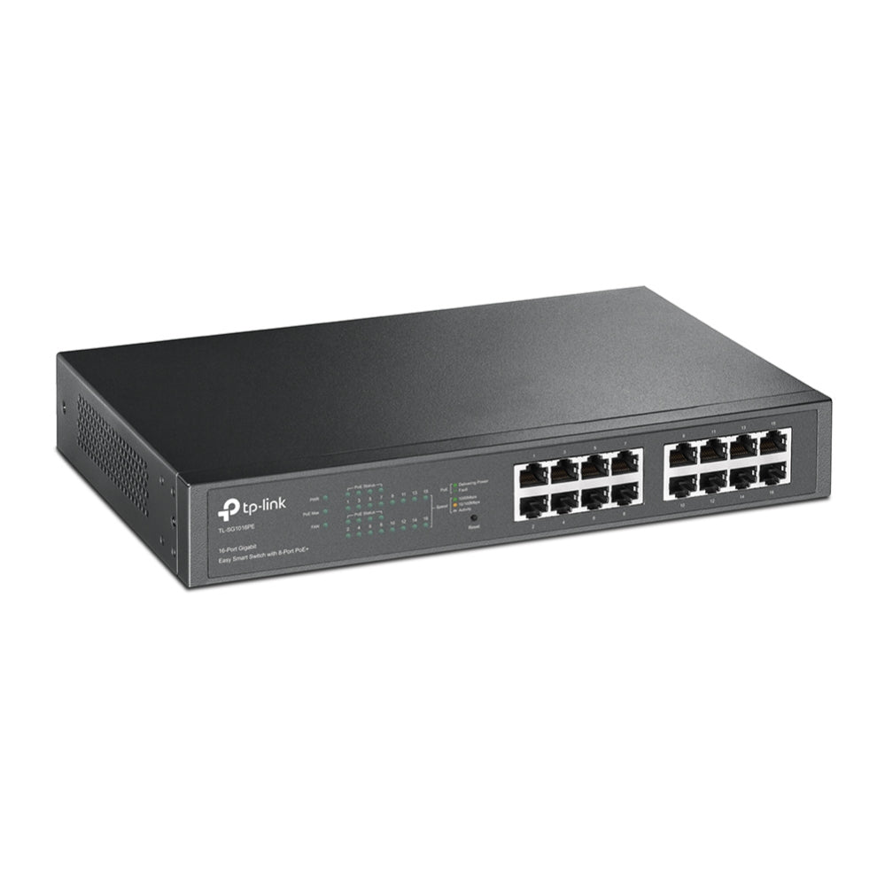 TP-Link TL-SG1016PE commutateur réseau Géré L2 Gigabit Ethernet (10/100/1000) Connexion Ethernet, supportant l'alimentat