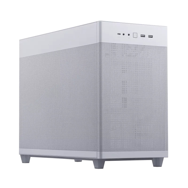 ASUS PRIME AP201 CASE TG WHITE Mini Tower Blanc