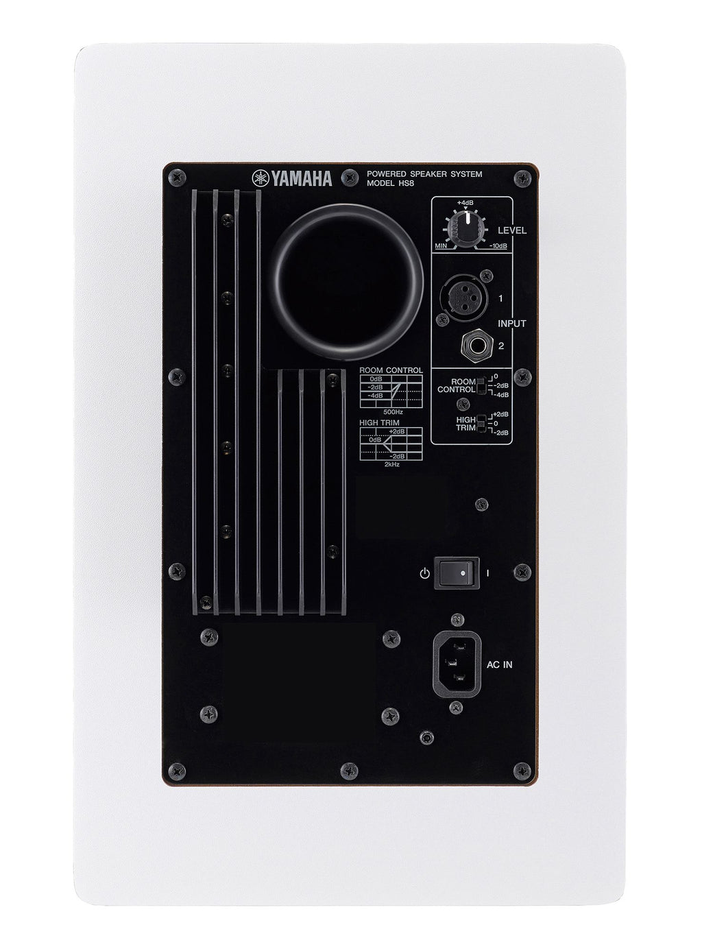 Yamaha HS8 2-voies Blanc Avec fil 120 W