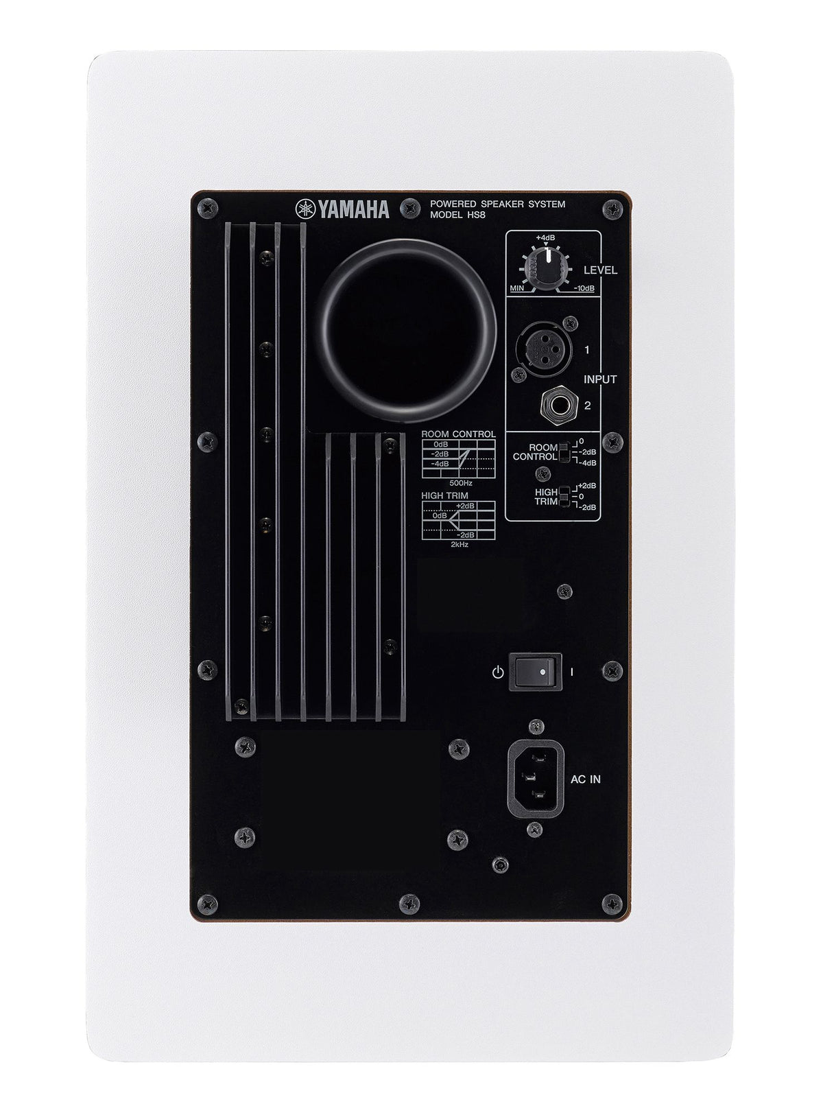 Yamaha HS8 2-voies Blanc Avec fil 120 W