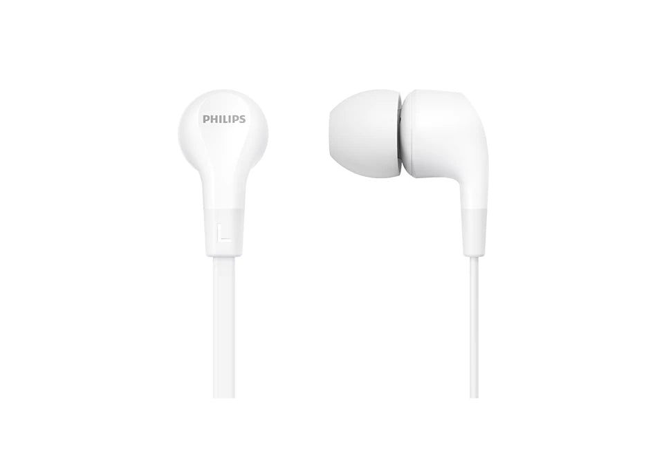 Philips TAE1105WT/00 casque Casques Avec fil Ecouteurs Musique Blanc