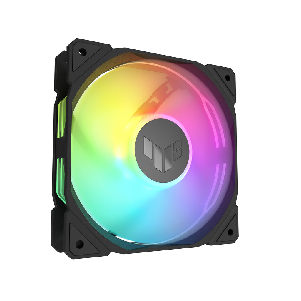 ASUS TUF Gaming TR120 ARGB Reverse Fan - Single Pack Boitier PC Ventilateur 12 cm Noir