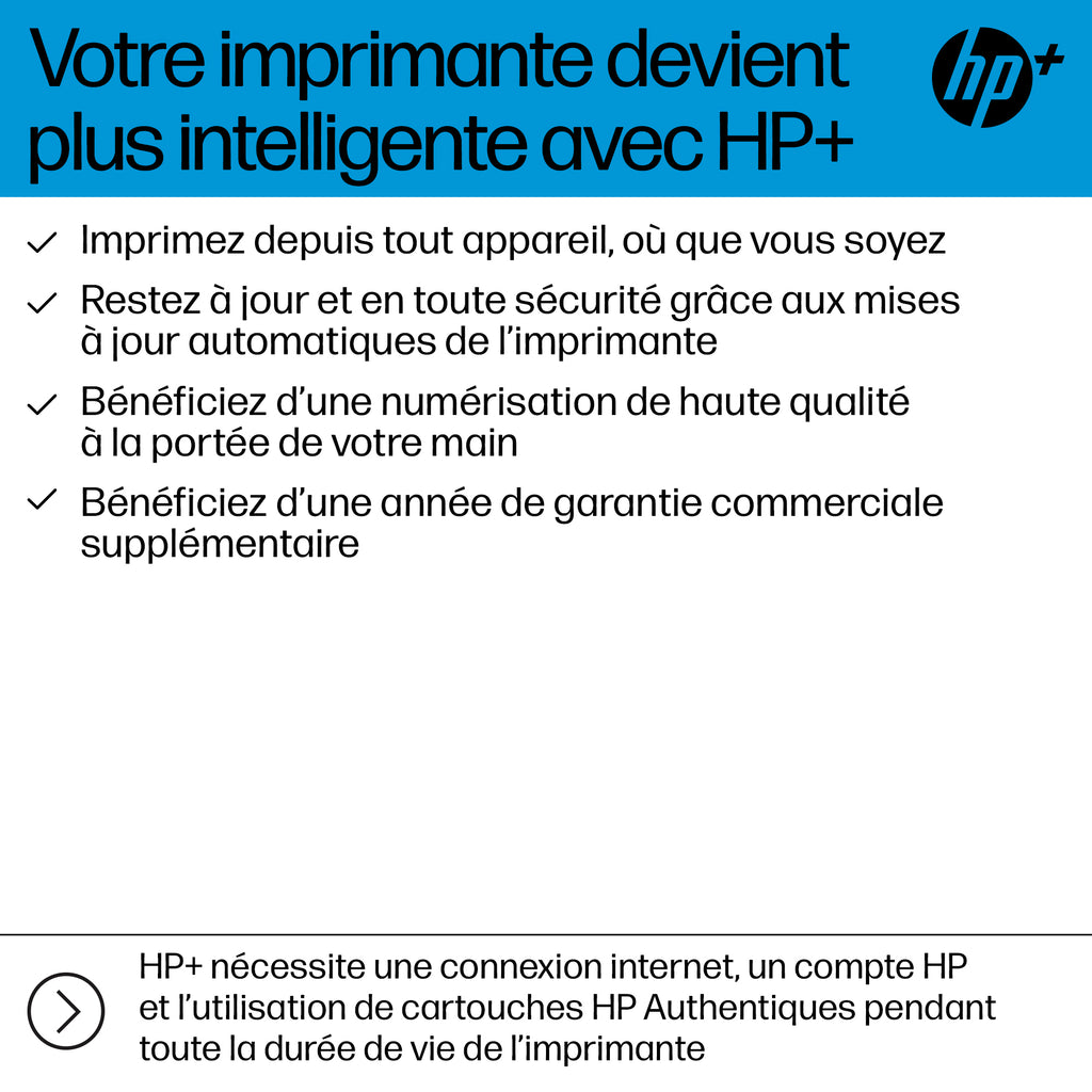 HP OfficeJet Pro 8132e Sans fil All-in-One Couleur Imprimante, Instant Ink; Impression recto-verso