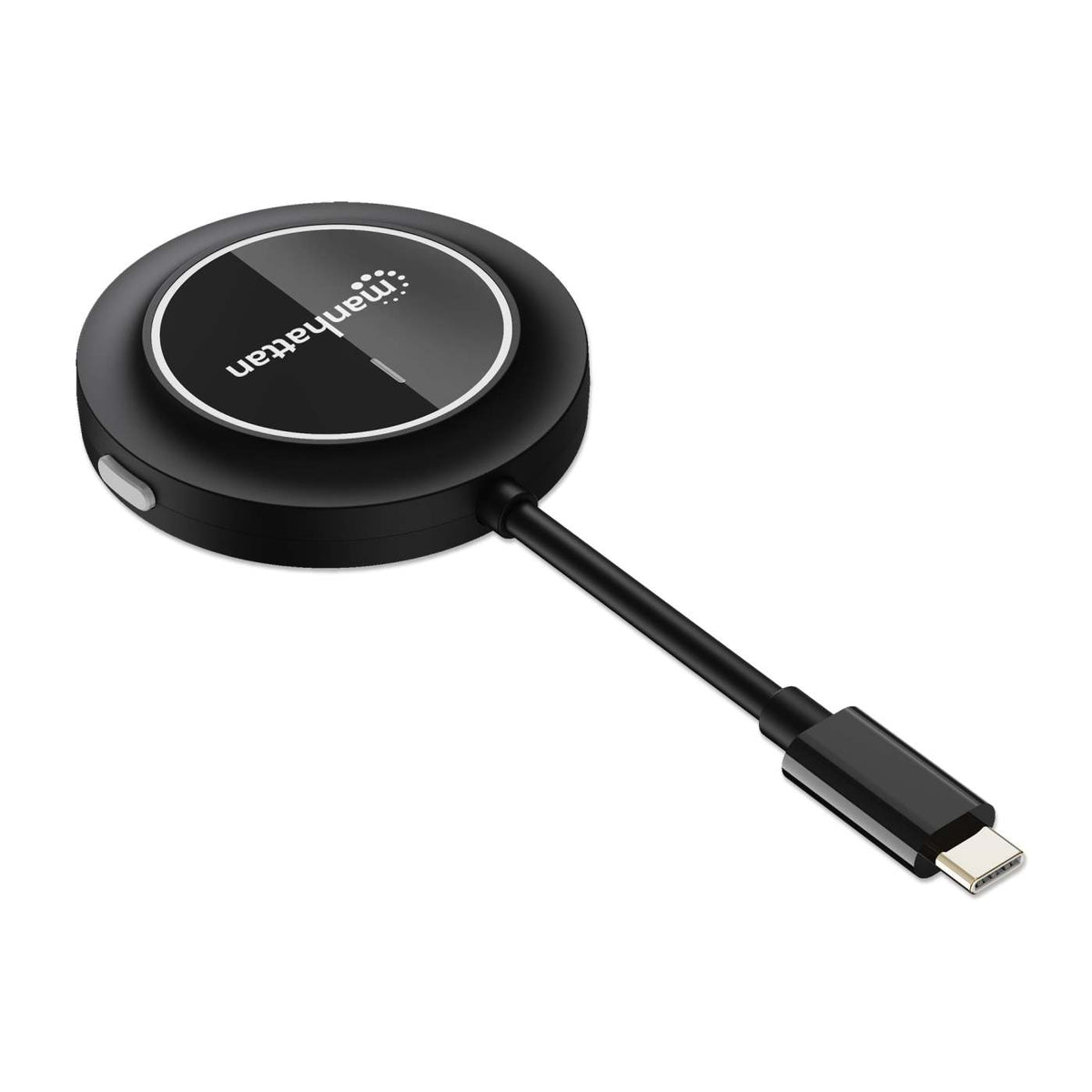 Manhattan Adaptateur HDMI Sans Fil 1080p avec Émetteur USB-C, Noir