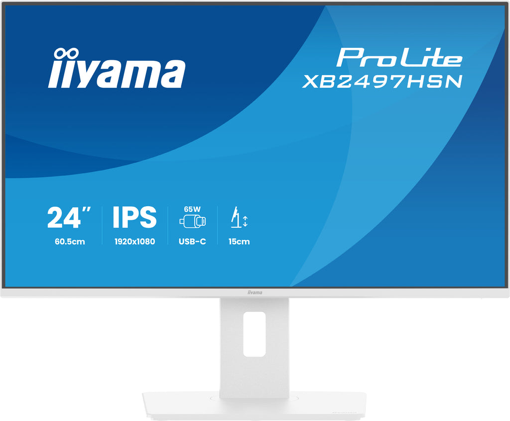 iiyama ProLite XB2497HSN-W1 écran plat de PC 60,5 cm (23.8") 1920 x 1080 pixels Full HD LED Blanc