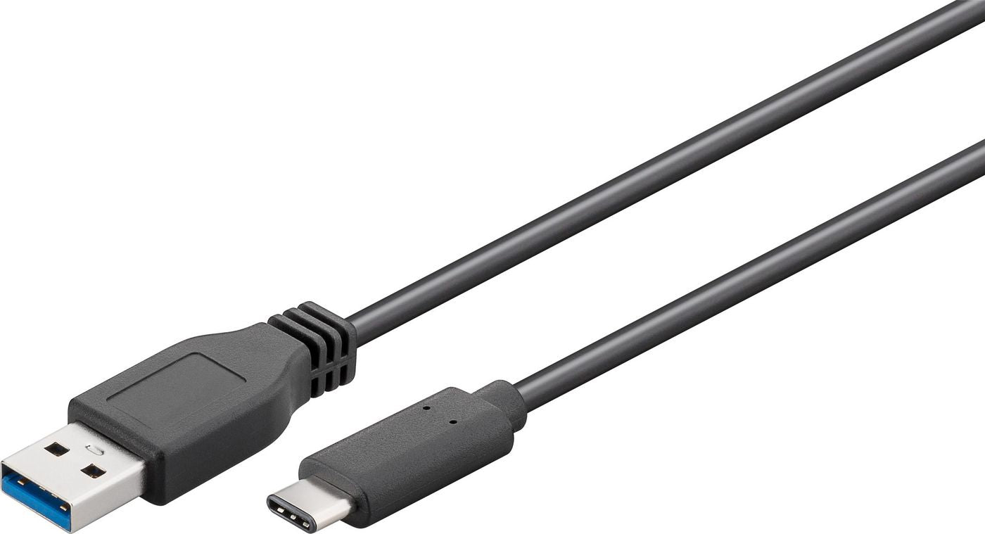 Microconnect USB3.1CA1 câble USB USB 3.2 Gen 1 (3.1 Gen 1) 1 m USB A USB C Noir