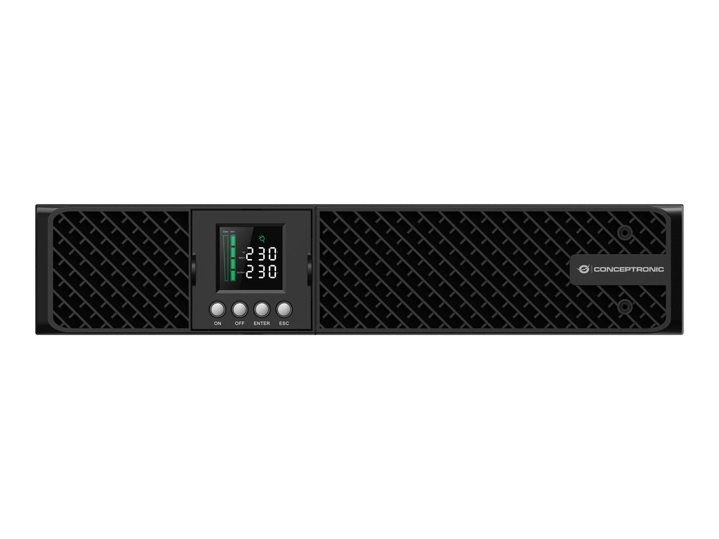 Conceptronic ZEUS51E2K Onduleur Double-conversion En Ligne 2 kVA 2000 W 8 Prises CA