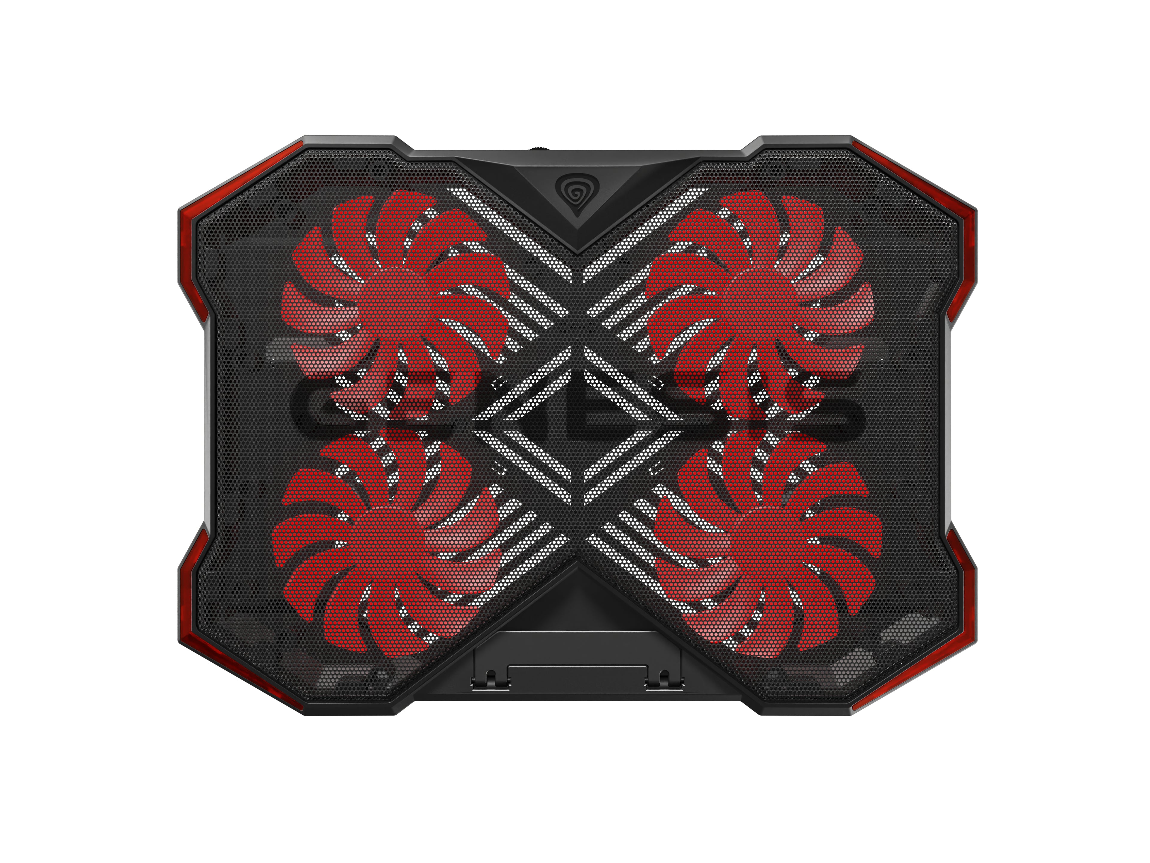 GENESIS Oxid 260 système de refroidissement pour ordinateurs portables 43,9 cm (17.3") 1010 tr/min Noir, Rouge