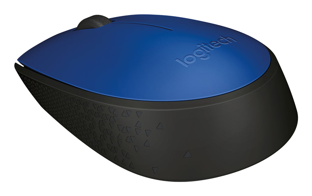 Logitech M171 Souris Sans Fil, Noir et Bleu