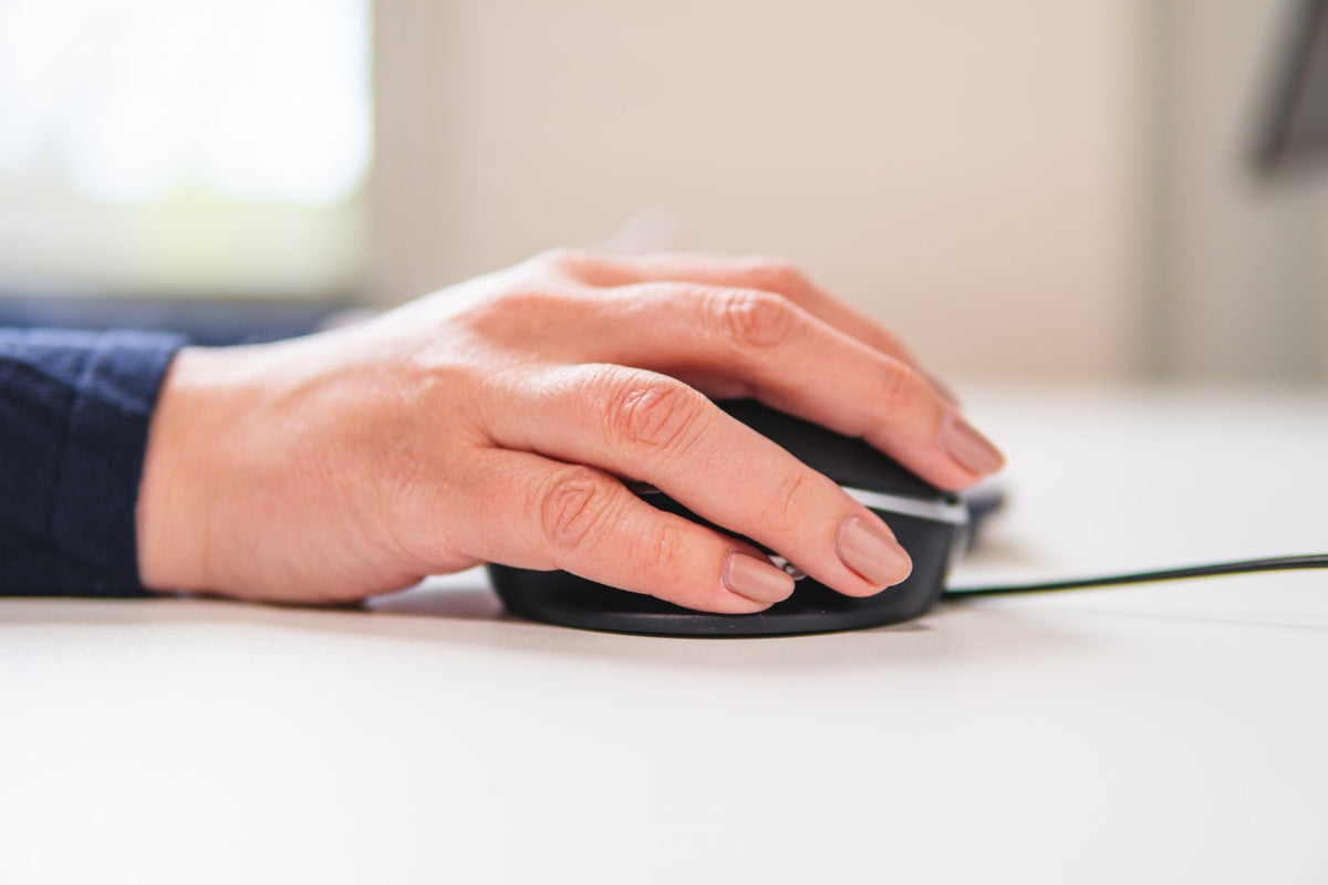 BakkerElkhuizen Oyster Mouse Souris Sans Fil Ergonomique Ambidextre Laser 1200 DPI