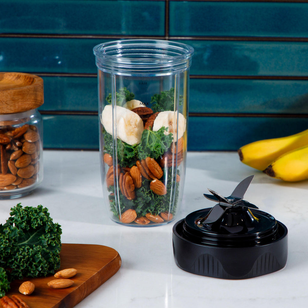 NutriBullet NB1206DGCC 0,9 L Mélangeur de table 1200 W Noir, Transparent