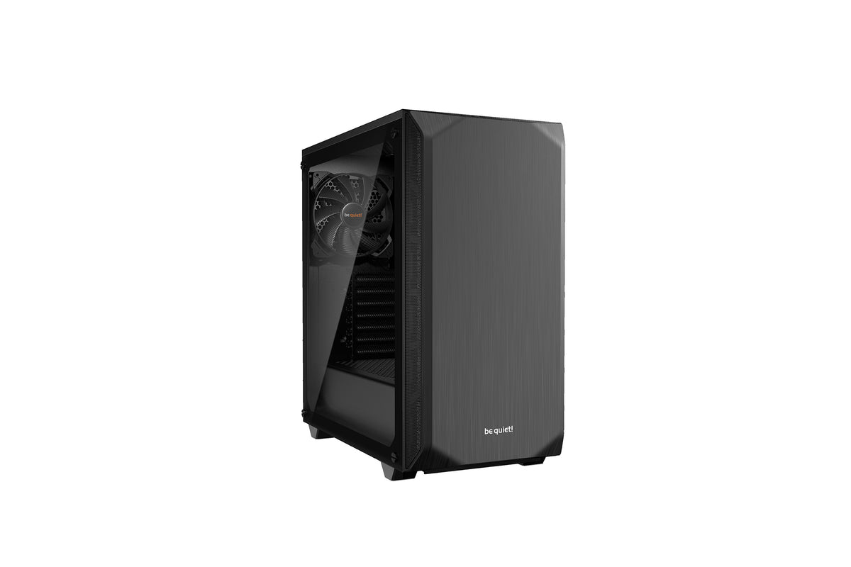 be quiet! Pure Base 500 Noir, Boîtier PC Vitré, Mini ATX / Micro ATX / ATX, 2 Ventilateurs Pure Wings 2 140 mm