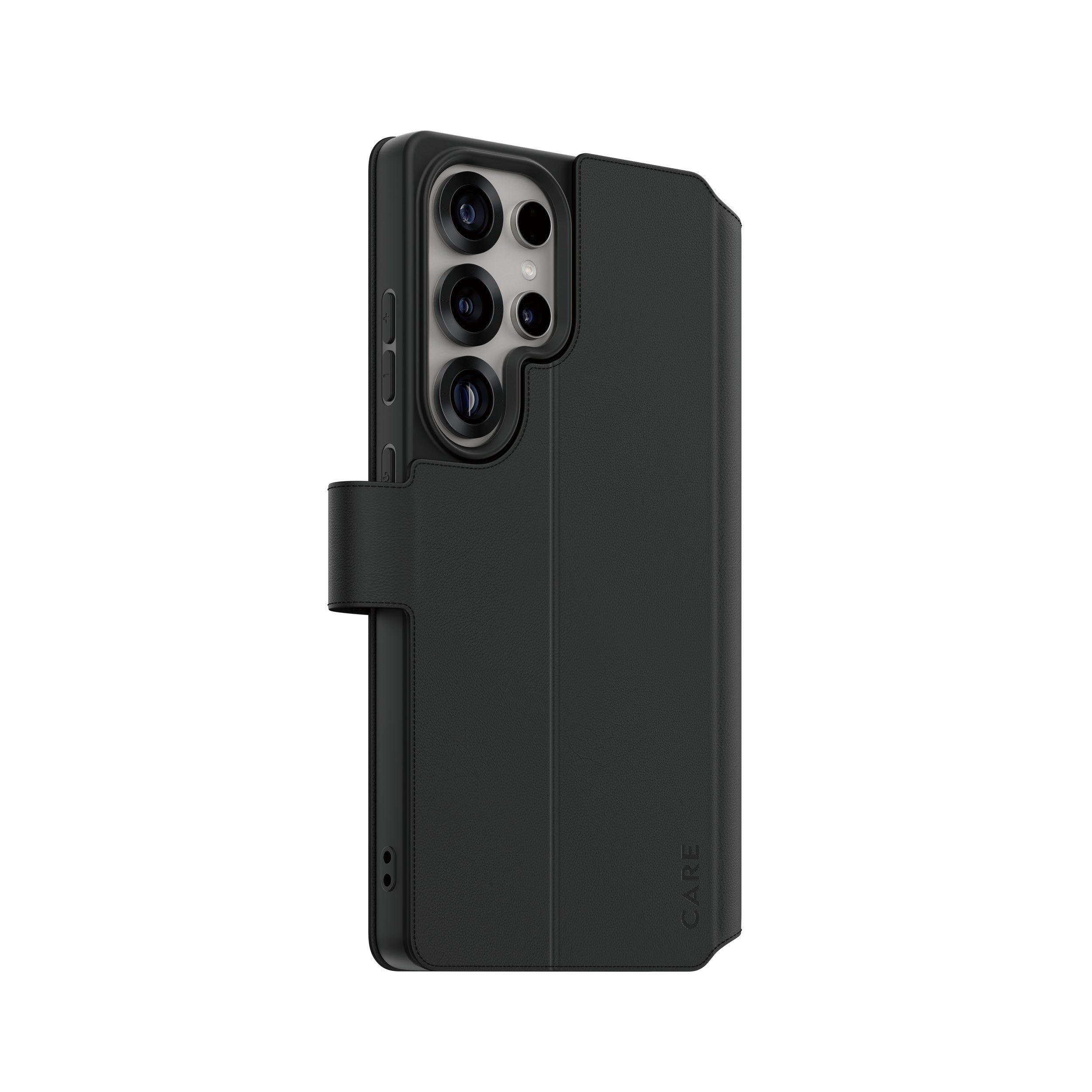 PanzerGlass CARE™ by ® Wallet Case w. Kickstand Samsung Galaxy S25 Ultra coque de protection pour téléphones portables Housse Noir