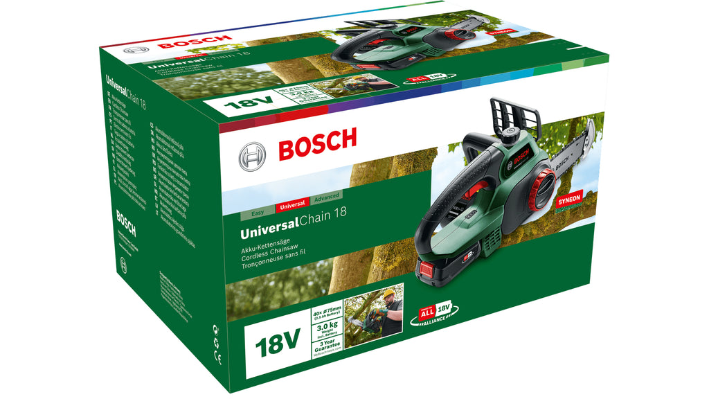 Bosch Bosch UniversalChain 18 Noir, Vert