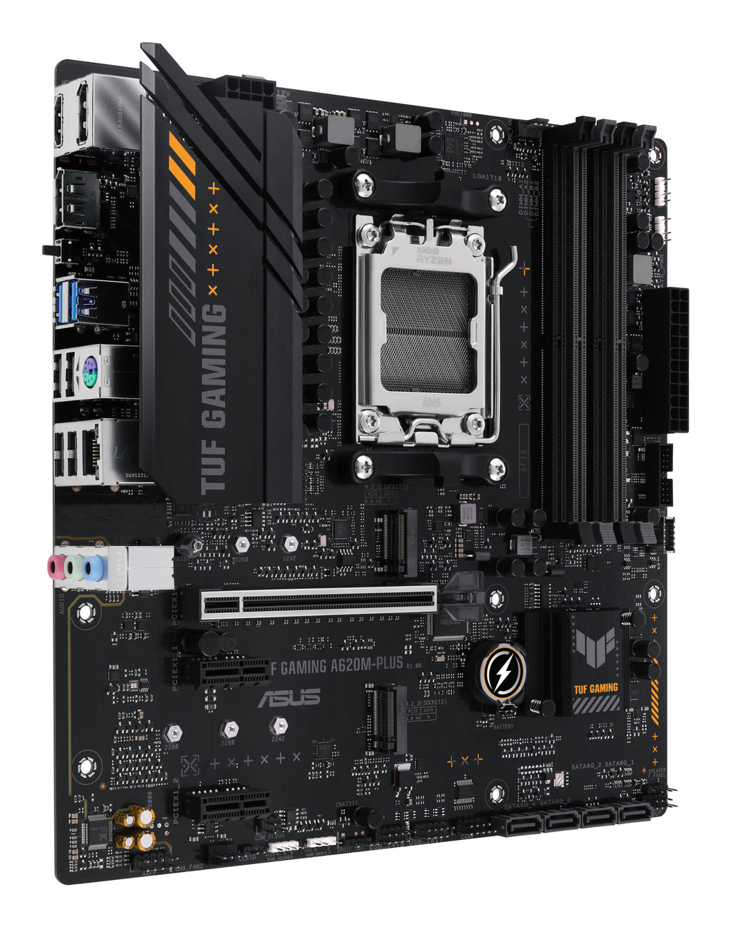 ASUS TUF GAMING A620M-PLUS AMD A620 Emplacement AM5 micro ATX - vue 4